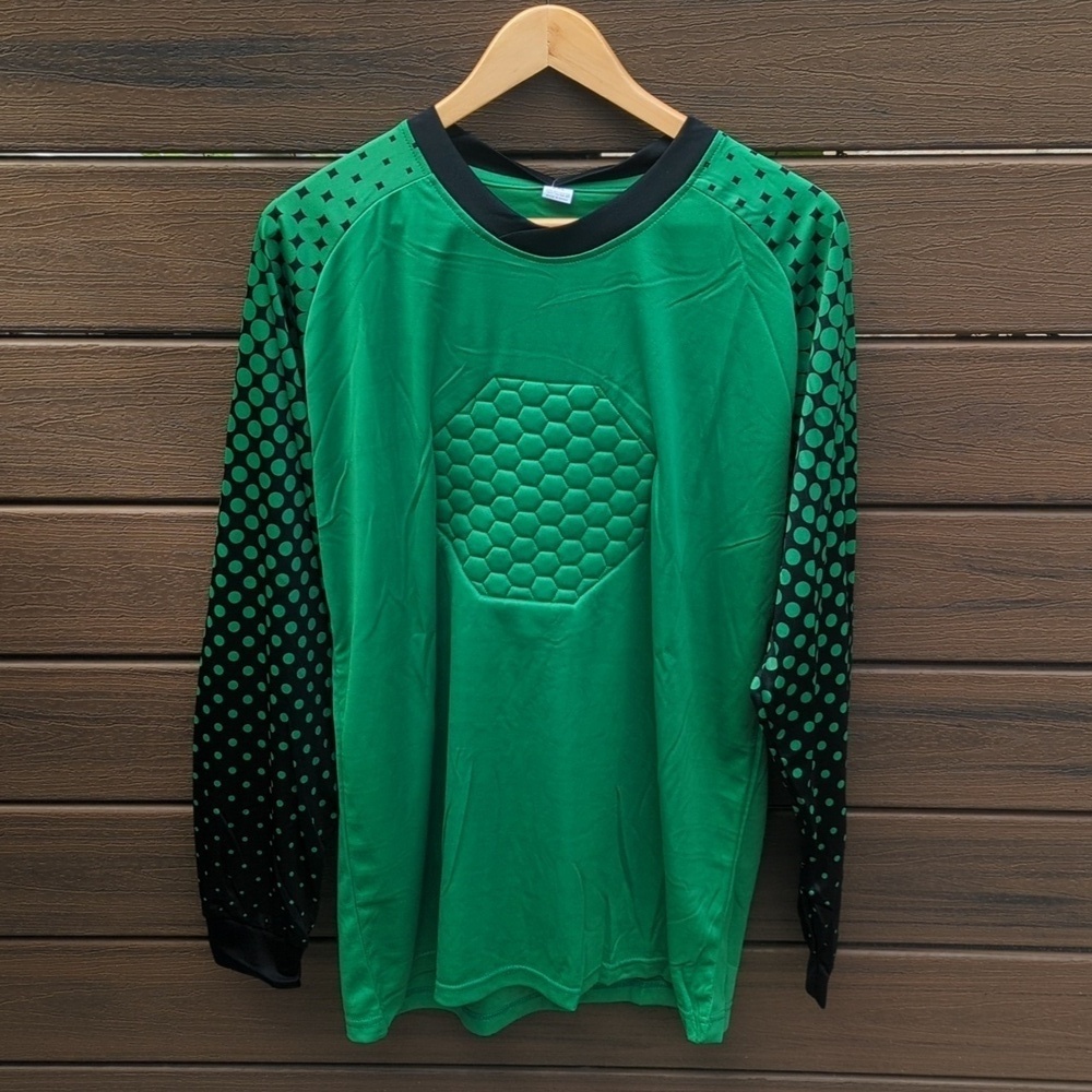 CATERTO Men's Football Goalkeeper Foam Padded Jersey Shirt - 2XL NWT - Picture 4 of 5